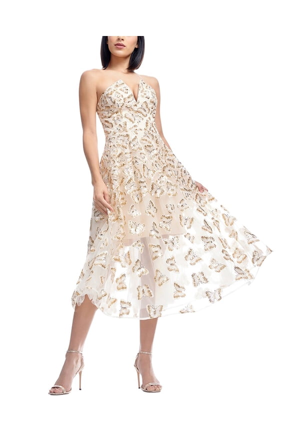 womens Briella Fit & Flare Dress, XL