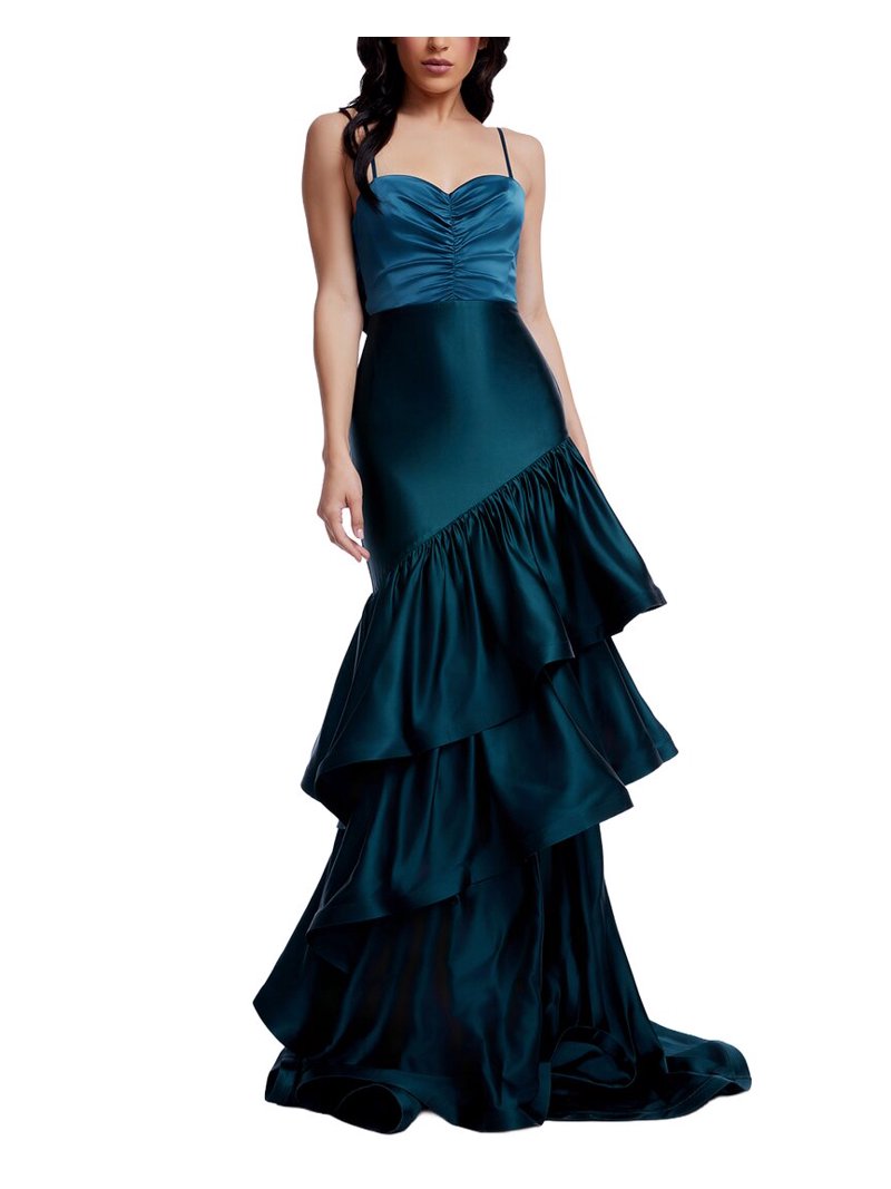 bridesmaid dresses stoke on trent Off The Shoulder Soft Satin Side Slit Bridesmaid Dress  TANYA BRIDAL