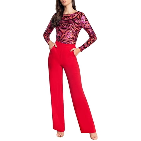 Dress the Population womens Leia Jumpsuit, s