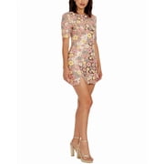 open lace back dress Nathalia Dress – Dress the Population main image 0