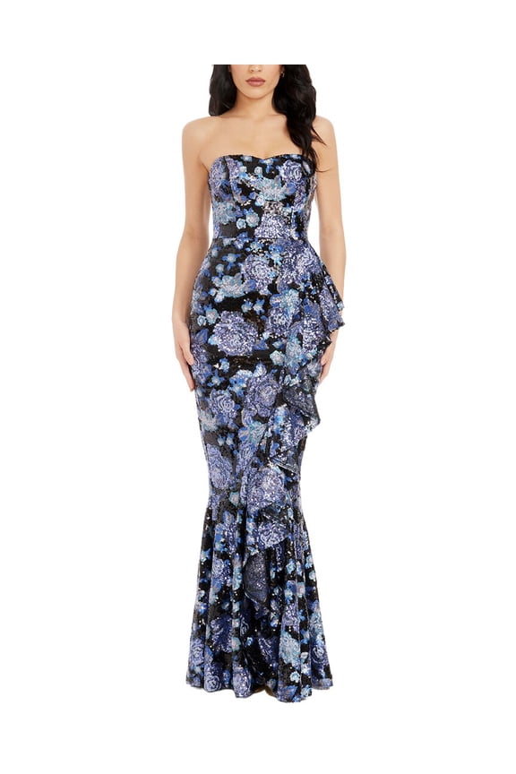 womens Paris Mermaid Gown, xs