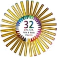 thumbnail image 1 of Dress-up-America Face Paint Kit - Safe, Non-Toxic, Face and Body Paint Crayons (32 crayon set), 1 of 6