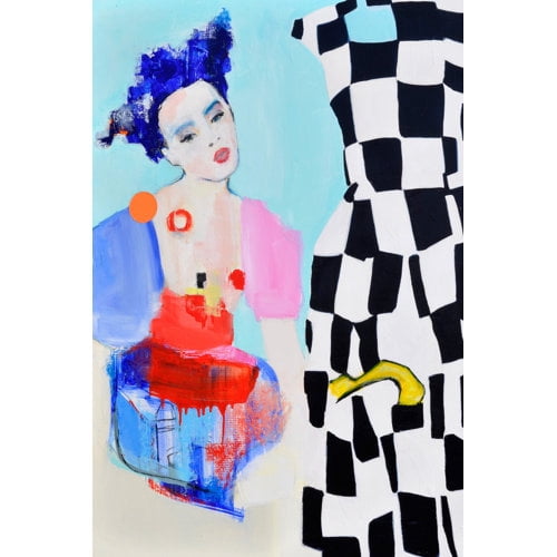 Dress up Game Painting Print on Wrapped Canvas