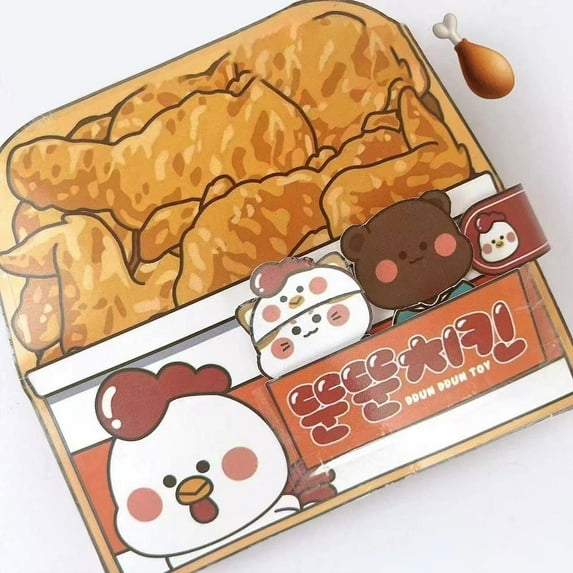 Dress-up Material DIY Bread Handmade Material Kit Fried Chicken Colorful Waffle Quiet Book Cartoon Busy Book Snack Bar Sticker Game. Paper 4