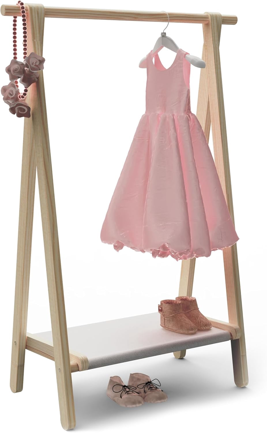 Dressing Up Rack Dress up Rack, Child Garment Rack, Kids Clothing Rack with Storage ...