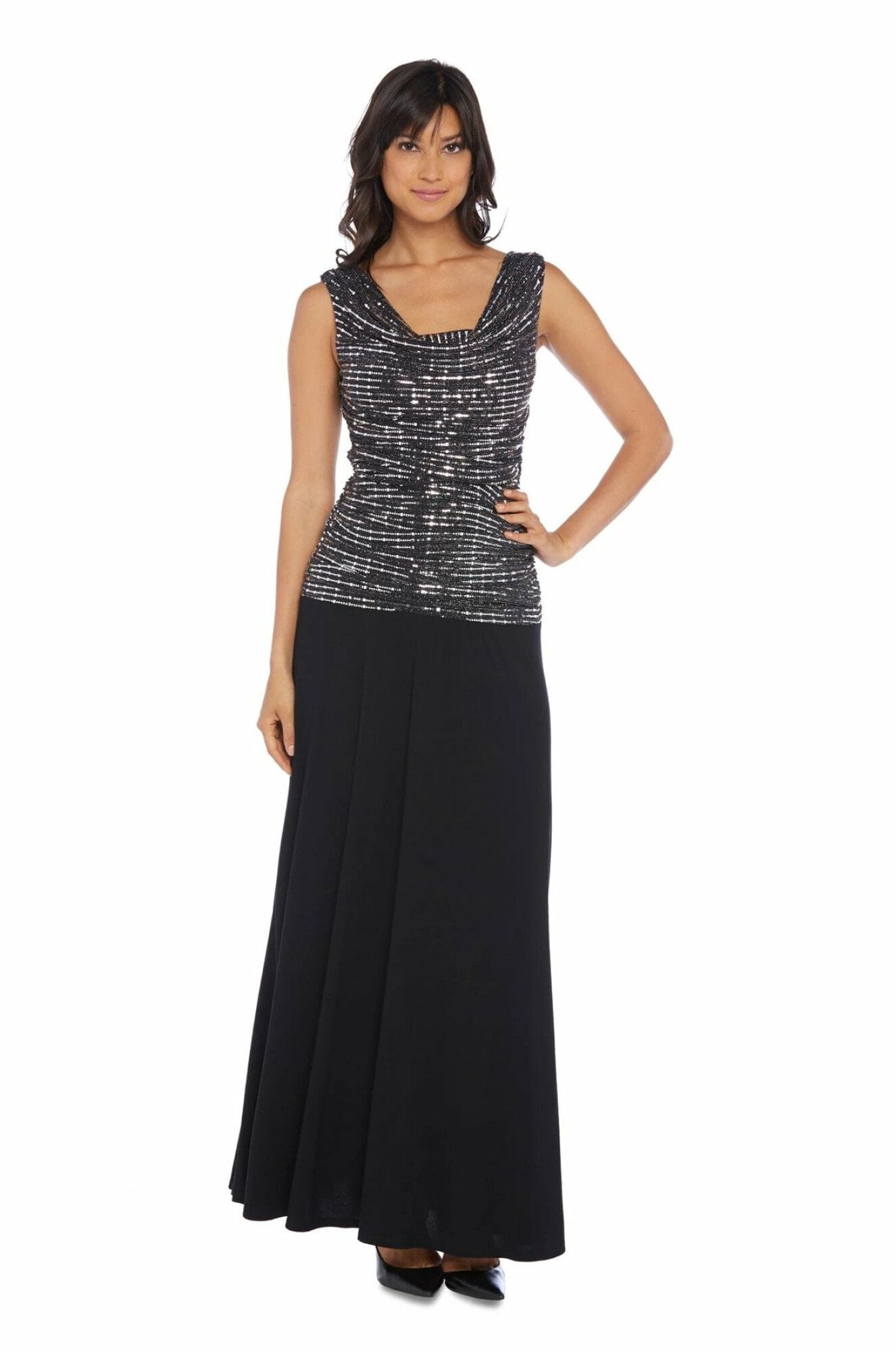 dress barn maxi dresses White Mark Women's Short Sleeve Maxi Dress, Navy Blue, Medium