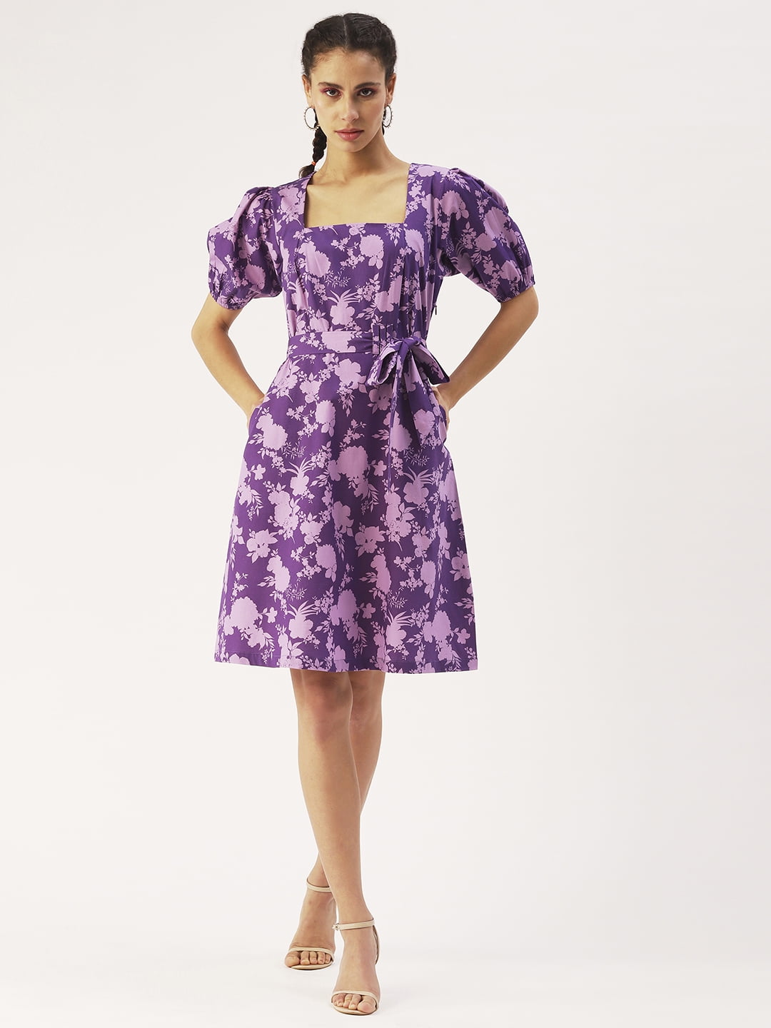dressberry women floral embroidered fit and flare midi dress reviews Adrianna Papell Women's Flare, Apricot Ice, 4 : Clothing, Shoes & Jewelry Chic style Charley Floral Midi Dress in