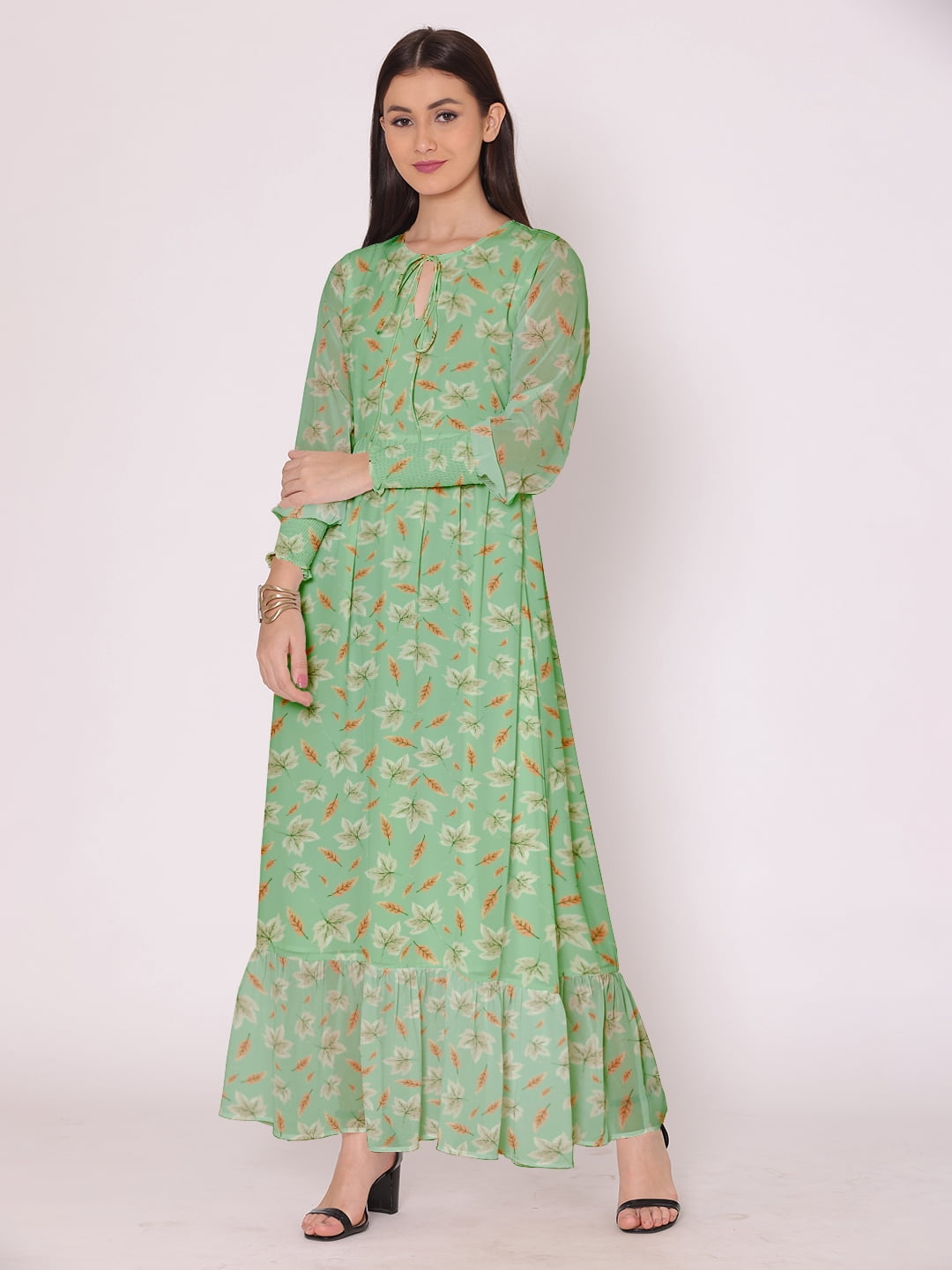 dressberry printed fit & flare monochrome maxi dress reviews Maxi Flare Sundress DressBerry Floral Printed Halter Neck Tiered Georgette Maxi Fit Flare Dress