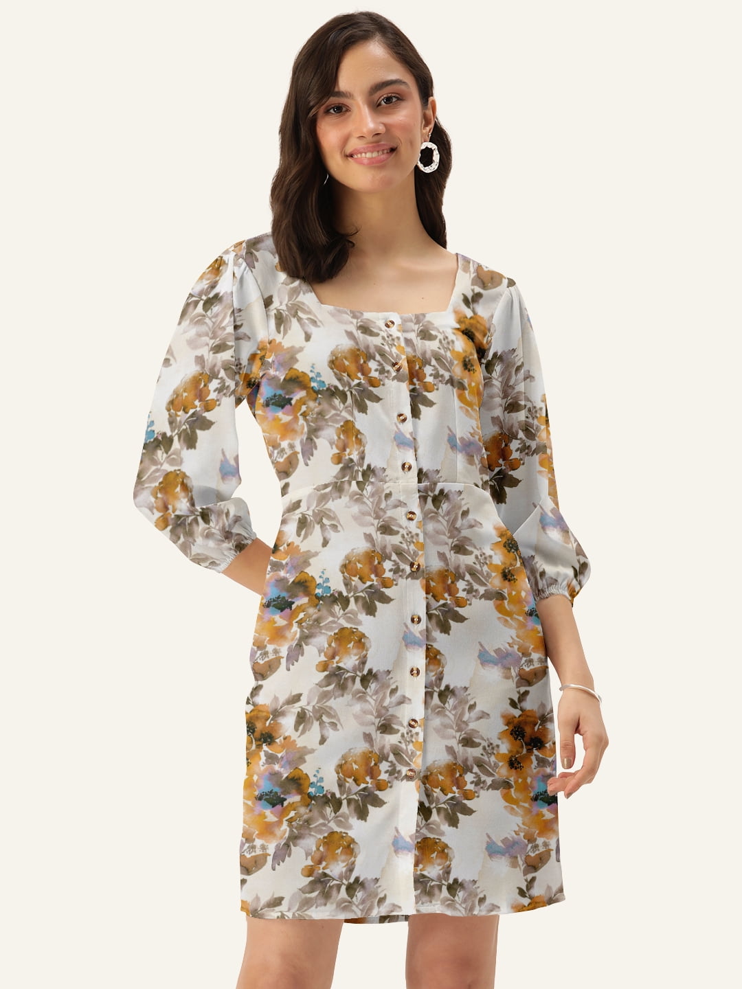 Buy Stylish Poly Crepe Printed Dress For Women Online In India At  Discounted Prices