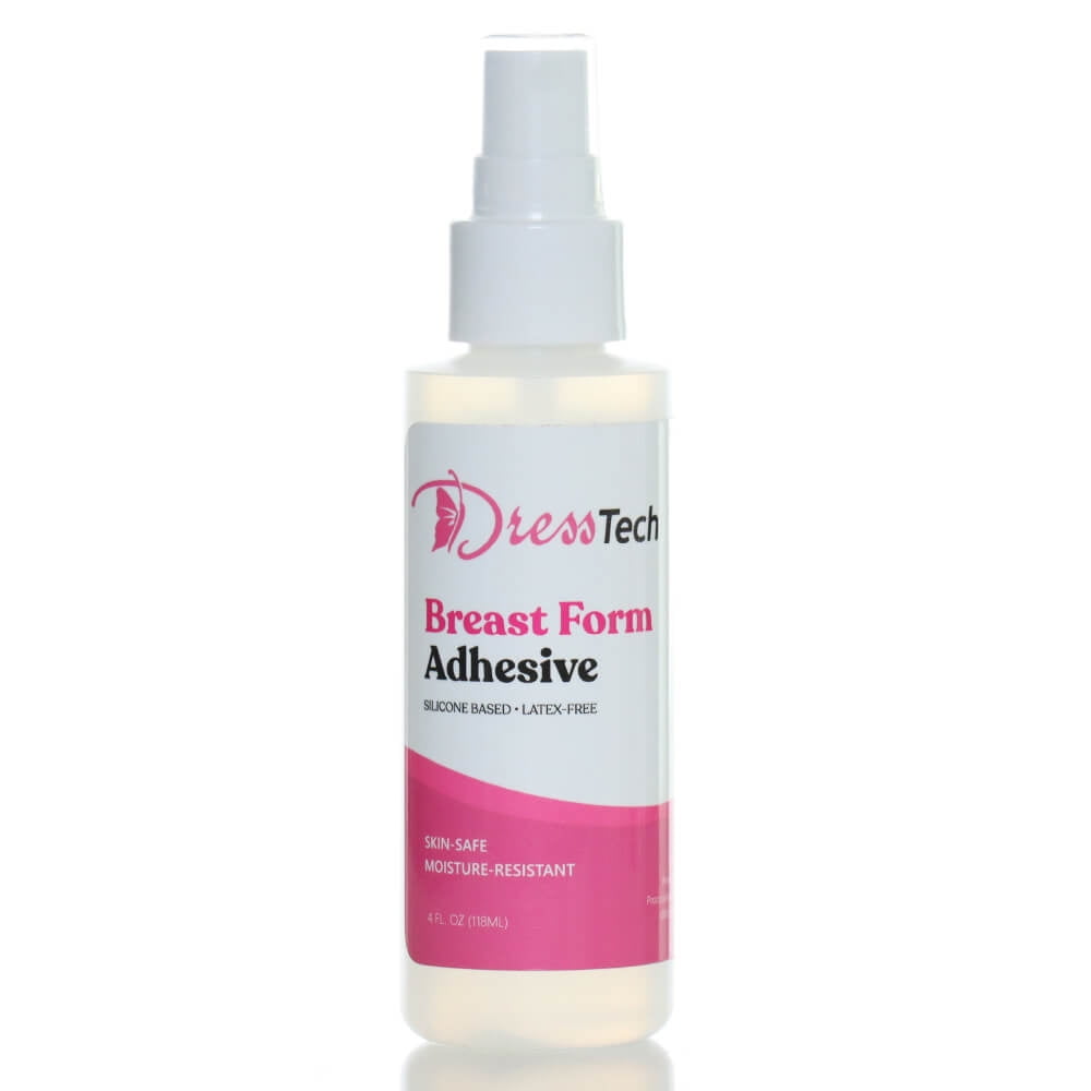 DressTech Silicone Breast Form Adhesive - Long Lasting, Medical-Grade ...