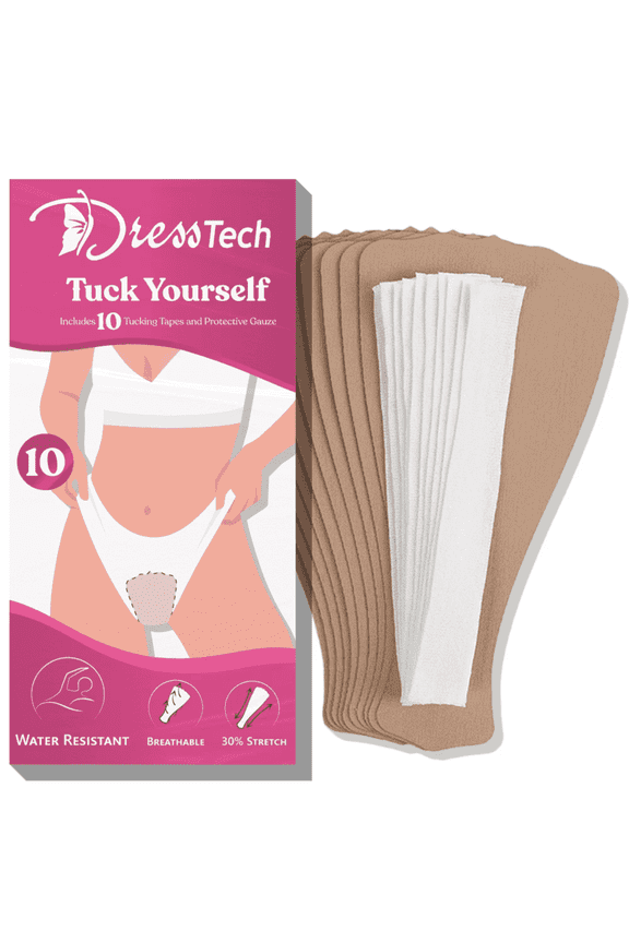 Body Tape (10 Pack) Unisex, Drag Queens and Crossdressers