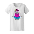 thumbnail image 1 of Dressed Elephant Doing Yoga T-Shirt Women -Image by Shutterstock, Female Small, 1 of 2
