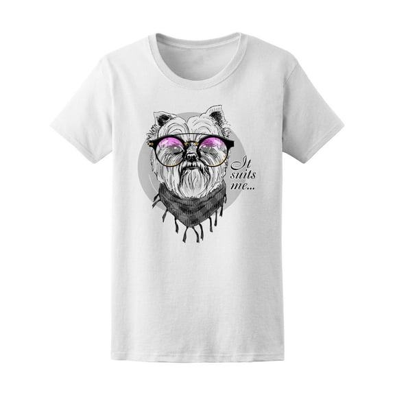 Dressed Yorkshirterer
 T-Shirt Women -Image by Shutterstock, Female Large