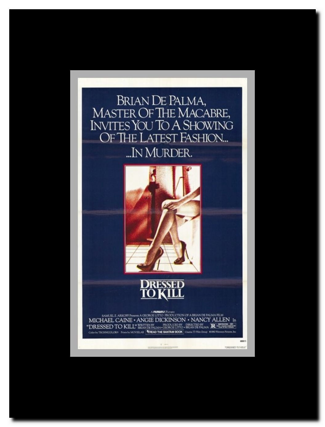 Dressed to Kill Framed Movie Poster