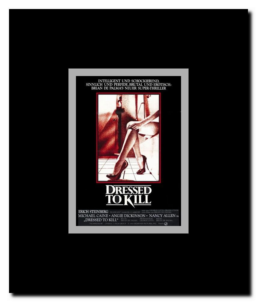 Dressed to Kill Framed Movie Poster