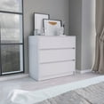 thumbnail image 1 of Dresser 31"H, 3 Drawers, Chest of Drawers, White, 1 of 7