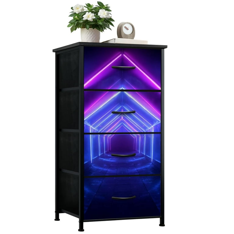 neon dresser CUSTOM Decoupage (AVAILABLE NOW)