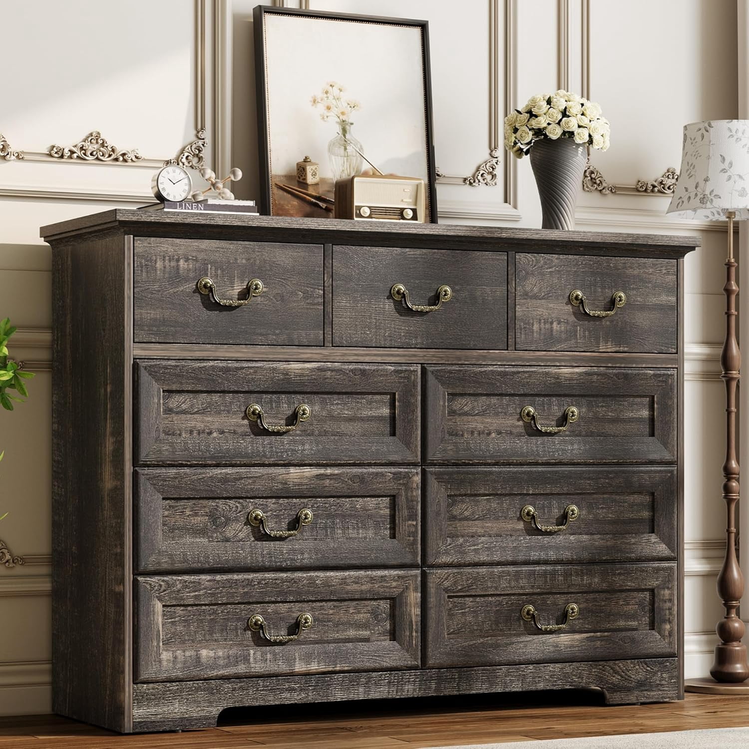 retro bedroom dresser Retro 1950s Dresser Set in Solid Quarter Sawn Oak - Midcentury Bedroom Sets  For Sale
