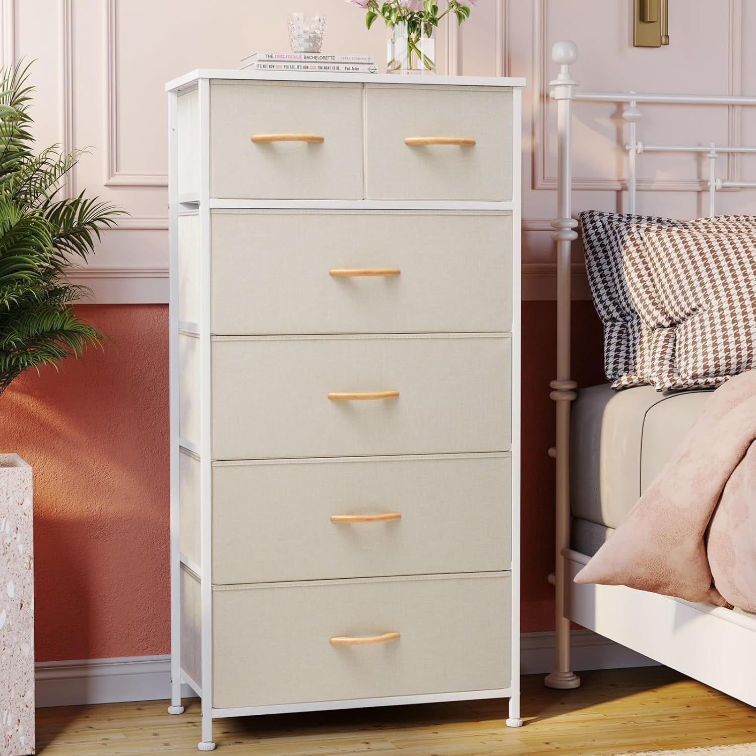 Dresser for Bedroom Tall Skinny Dresser Storage Tower - Sturdy Steel ...