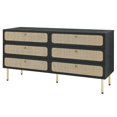 thumbnail image 1 of Dresser Drawer Chest, Black, Wood, Bedroom Living, Modern Contemporary HB35731, 1 of 8