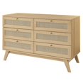 thumbnail image 1 of Dresser Drawer Chest, Brown Oak, Wood, Bedroom Living, Modern Contemporary HB35868, 1 of 7