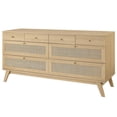 thumbnail image 1 of Dresser Drawer Chest, Brown Oak, Wood, Bedroom Living, Modern Contemporary HB35876, 1 of 8