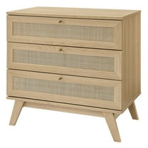 Dresser Drawer Chest, Brown Oak, Wood, Bedroom Living, Modern Contemporary HB35883