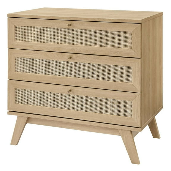 Dresser Drawer Chest, Brown Oak, Wood, Bedroom Living, Modern Contemporary HB35883