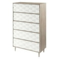 thumbnail image 1 of Dresser Drawer Chest, White Oak, Wood, Bedroom Living, Modern Contemporary HB35753, 1 of 9