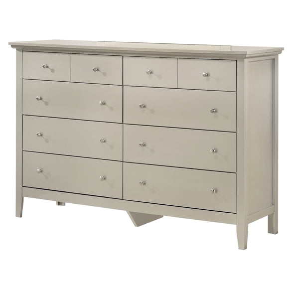 Dresser | Store linens in the bedroom | Constructed with real wood veneers for a premium feel | Nickel hardware prevents tarnishing