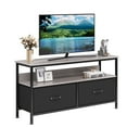 thumbnail image 1 of Dresser TV Stand 2-Drawers, 50 Inch TV Stand for Bedroom Small TV Stand Dresser with Shelves, TV & Media Console Table Furniture, 1 of 8