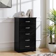 thumbnail image 1 of Dresser for Bedroom 5 Storage Drawers TV Stand Chest of Drawers Pulls Clothes Organizer, 1 of 6