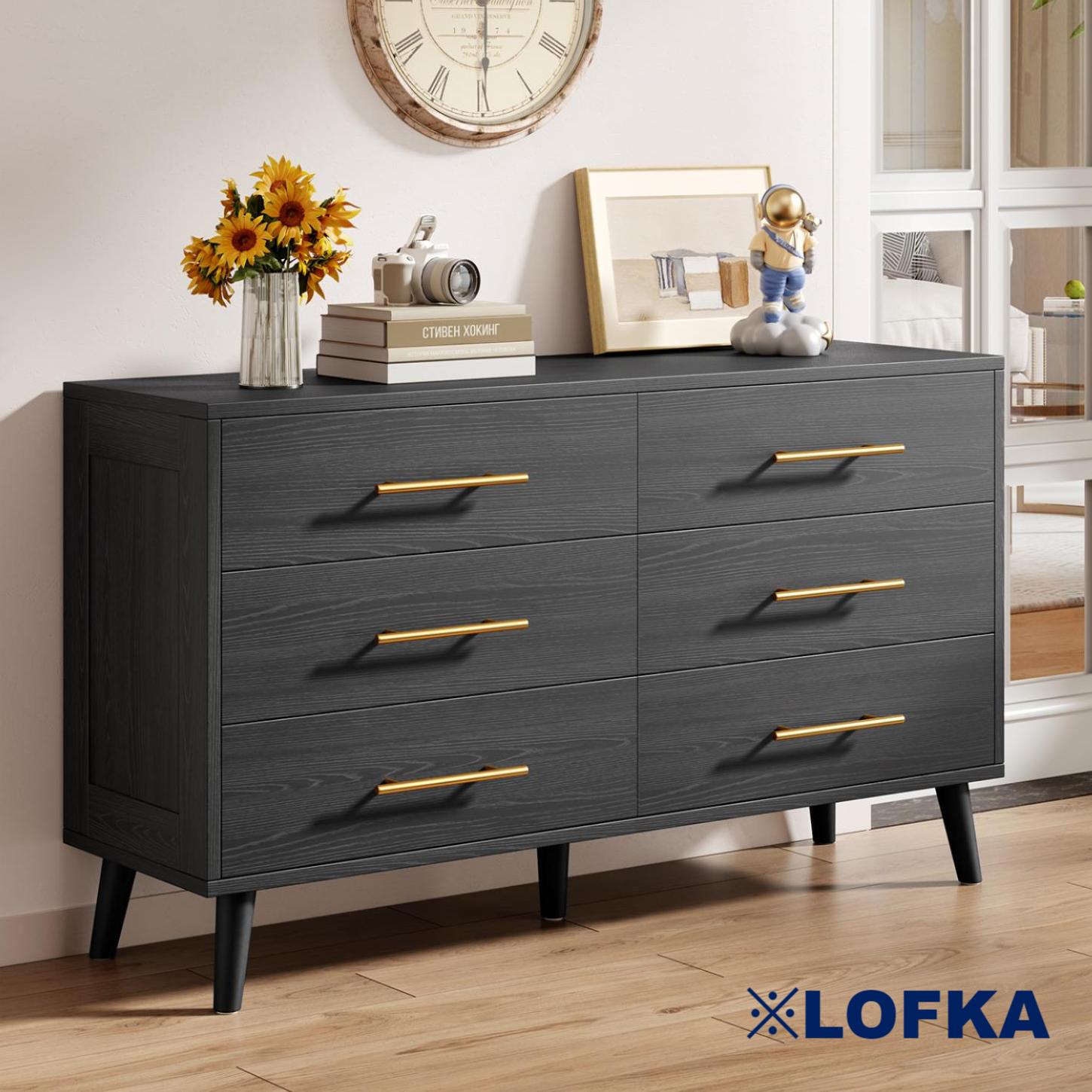 Ofey 3 Drawer Baby Dresser with Changing Table Dressers for Bedroom Kids Wooden White