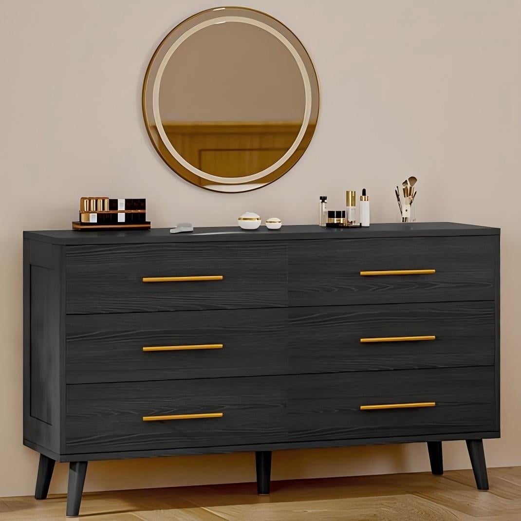 Dresser for Bedroom, Lofka 6 Double Drawers Dresser Jamaica | Ubuy