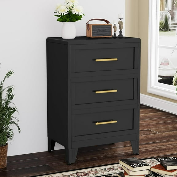Dresser for Bedroom, Metal Drawer Chest Organizer, Cabinet for Home Office Collection and Storage