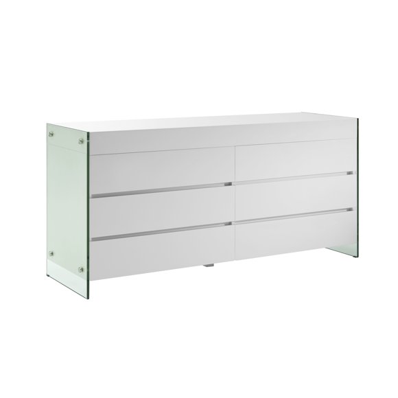High Gloss White Dresser