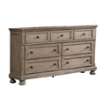 thumbnail image 1 of Dresser with 1 Hidden Drawer and Weathered Look, Gray, 1 of 5