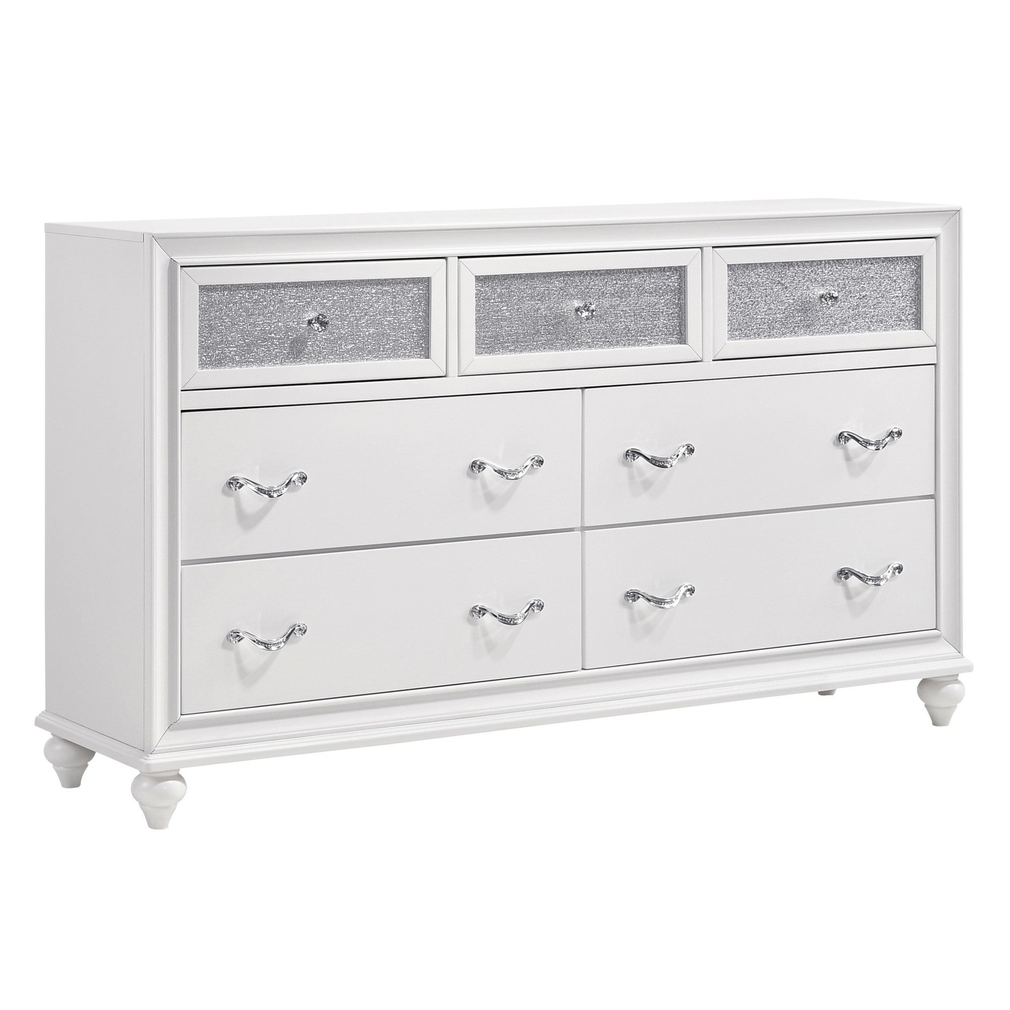 White and acrylic dresser deals