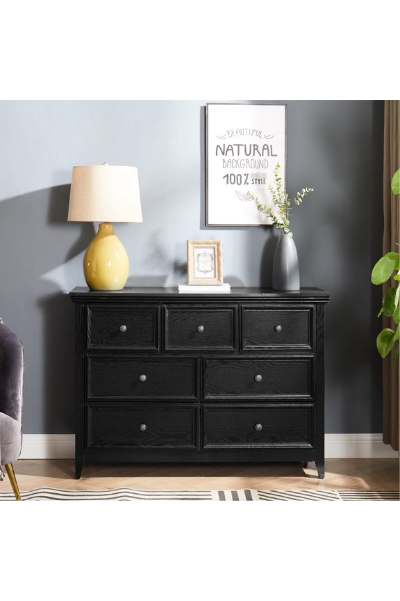 Dresser with Anti-Tipping Device and Smooth Drawers | Secure and Convenient Storage