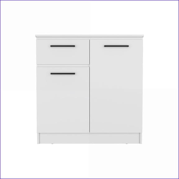 Dressers | Carlin Dual-Purpose Dresser & TV Stand, Modern Particle Board | White