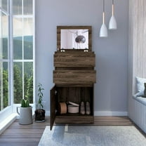 Dressers Dresser Asturias, Jewerly Box, Dark Walnut Finish,Chests Of Drawers