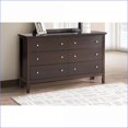 thumbnail image 1 of Dressers Modern Fully Assembled with French Dovetail Drawers | Espresso | Particle Board, 1 of 6