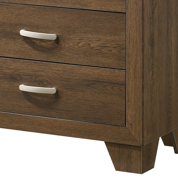 Dressers, Oak 5-Drawer Chest, Oak Bedroom Dressers,Particle Board+Mdf Chests Of Drawers, Furniture Bedroom Furniture Dressers, Chests & Wardrobes Oak 5-Drawer Chest