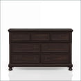 thumbnail image 1 of Dressers Seven Drawer Transitional Dark Cherry | Cherry | Solid Wood+MDF, 1 of 5