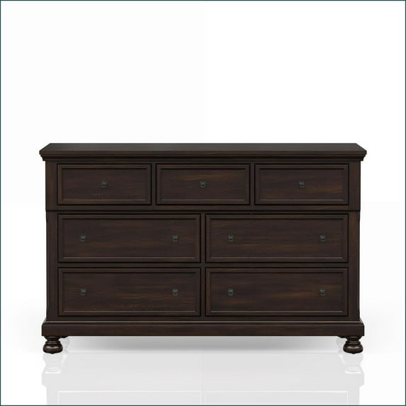 Dressers Seven Drawer Transitional Dark Cherry | Cherry | Solid Wood+MDF