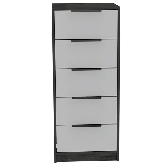 Dressers, Washington Five Drawer Dresser, Smoke,White Chests Of Drawers,Particle Board Bedroom Dressers, Furniture Bedroom Furniture Dressers, Chests & Wardrobes Washington Five Drawer Dresser