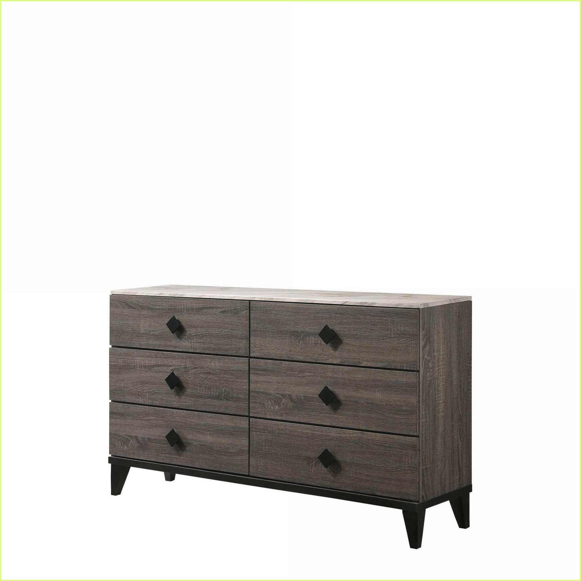 rustic grey dresser walmart Dressers for Bedroom, Modern 6-Drawer Gray Oak with Faux Marble Top | Gray Girls Gold Christmas Dresses