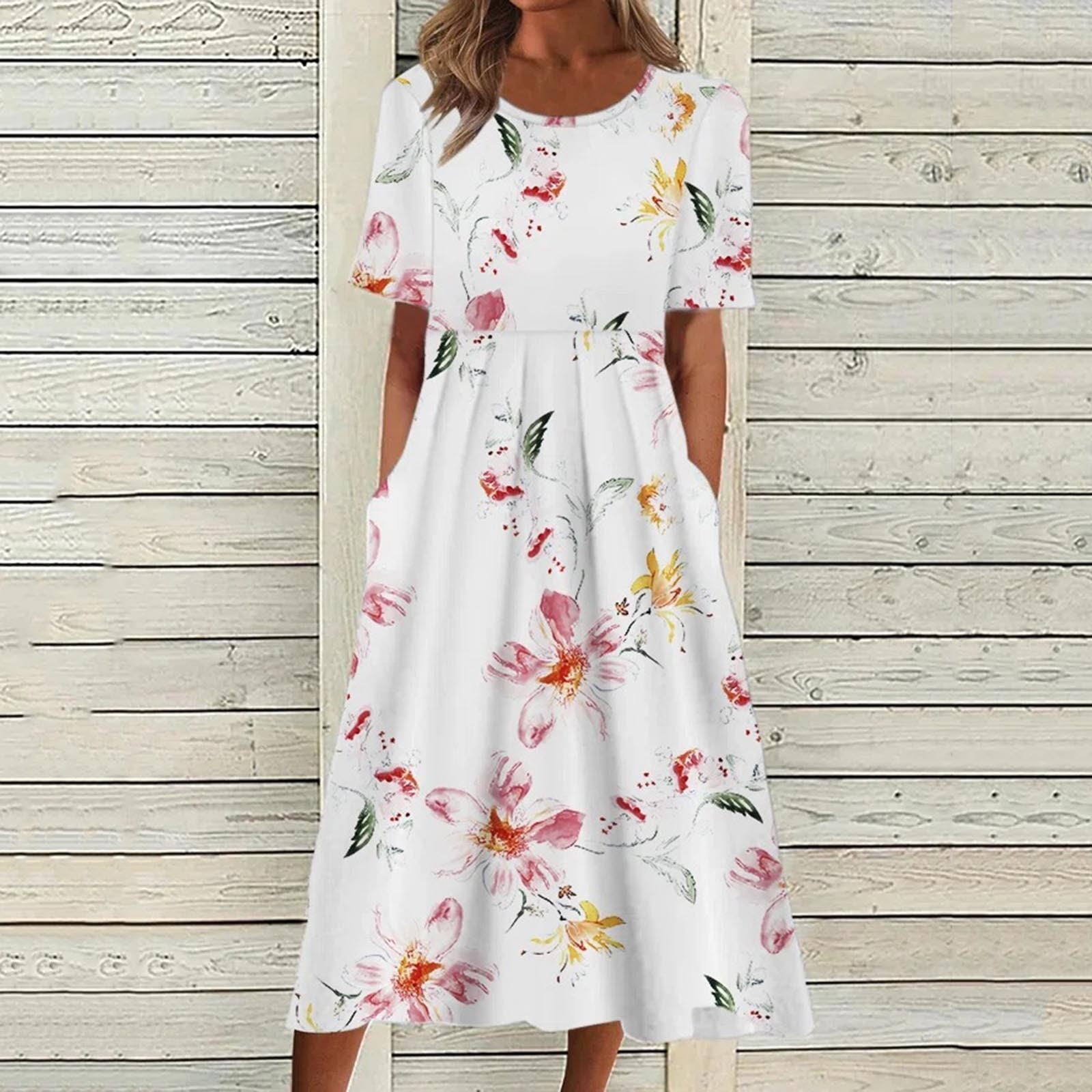 Beach Please Matching Ladies Short Sleeve Dress main image 0