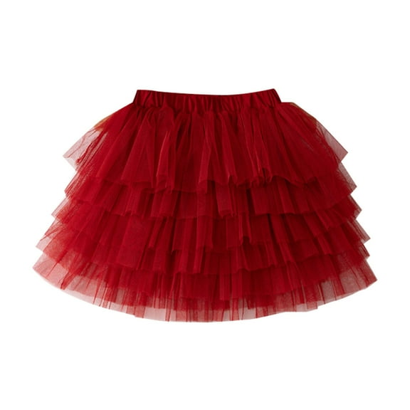 Dresses For Girls Casual Size 8 Years-9 Years Short Ballet Tulle Tutu Skirt Mesh Short Skirt Princess Performance Skirt Sweet Skirt Girls Clothing