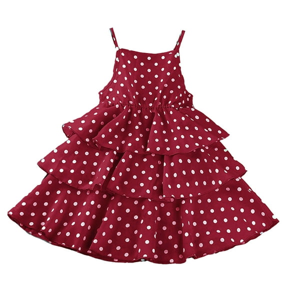 Dresses For Girls Sleeveless Prints Dress Dance Party Dresses Tutu Dress,Size 7 Years-8 Years